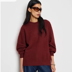 Reformation Cove Cashmere Oversized Crew